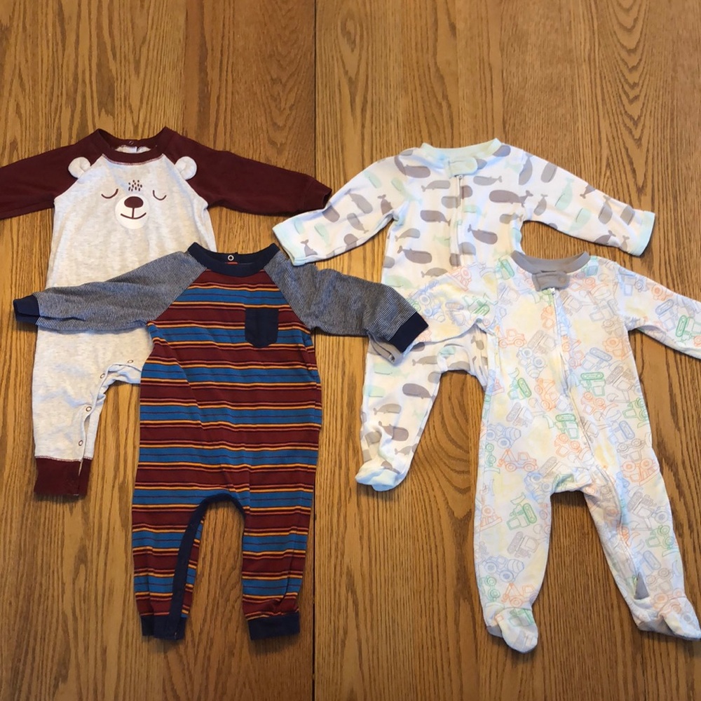 Baby boy sleeper bundle